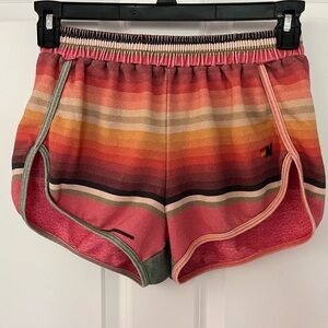 Aviator Nation Multicolor Striped Athletic Shorts
